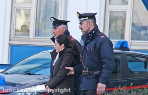 Scacco alla Mafia nel Viterbese - Gli arrestati all'uscita dalla caserma dei carabinieri