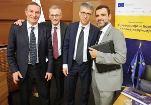 Eugenio Turco a Belgrado - Il congedo al termine della missione 