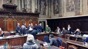Viterbo - Consiglio comunale - Scontro Arena - Frontini