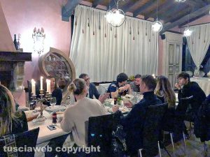 Rocco Siffredi a cena a Viterbo