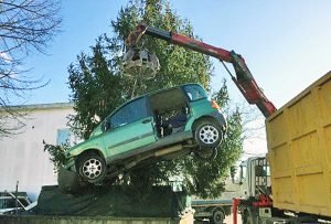 Capranica - Polstrada - Le auto sequestrate