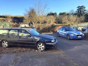 Capranica - Polstrada - Le auto sequestrate