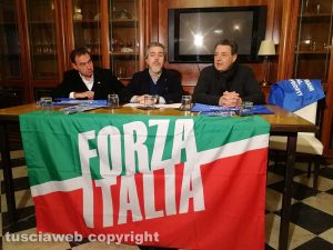 Viterbo - I 25 anni di Forza Italia - Bacocco, Battistoni, Marini