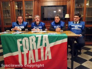 Viterbo - I 25 anni di Forza Italia - Bacocco, Battistoni, Marini e Romoli