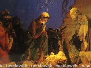 Viterbo - Anni ‘70 - Presepio nella Basilica di San Francesco