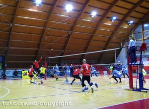 Volley club Orte - Anguillara - Una fase del match