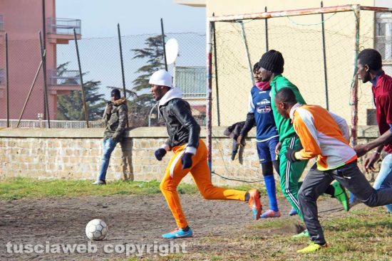 Viterbo - La partita di solidarietà di Sans Frontière