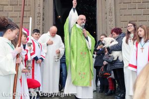 Viterbo - Basilica della Quercia - Benedizione degli animali per sant'Antonio Abate
