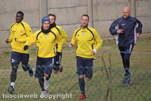 Sport - Calcio - Viterbese - L'allenamento di ieri