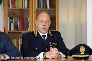 Viterbo - Il dirigente della Digos Fabio Zampaglione