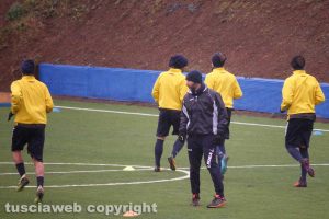 Sport - Calcio - Viterbese - Il primo allenamento diretto da Antonio Calabro