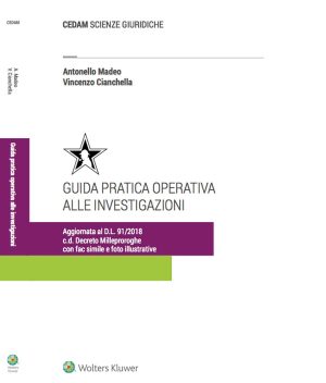 La copertina del libro “Guida Pratica Operativa alle Investigazioni” scritto da Vincenzo Cianchella