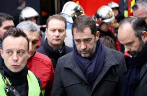 Parigi - Esplosione in pieno centro - Il ministro all'interno Christophe Castaner sul posto