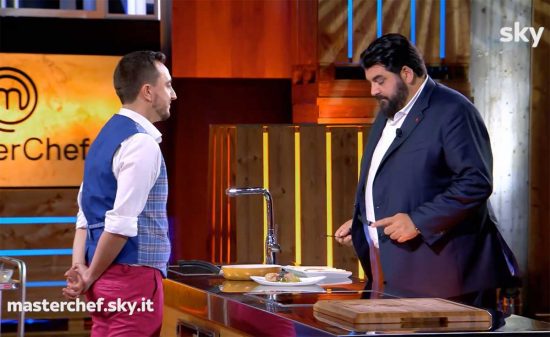 Verando Zappi a Masterchef con Antonino Cannavacciuolo - Le immagini di Sky