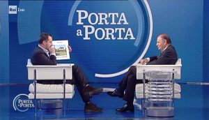 Tarquinia - Villa confiscata alla Banda della Magliana - Matteo Salvini a Porta a Porta