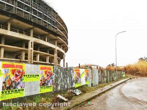 Viterbo - Riparata la recinzione del "Colosseo"