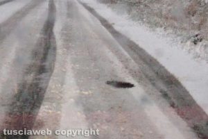 Viterbo - Neve lungo la Cimina