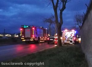Viterbo - Incidente in strada Terme