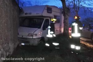 Viterbo - Incidente in strada Terme