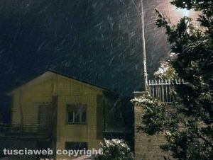 La neve a Montefiascone