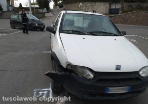 Montefiascone - L'incidente in via Dante Alighieri