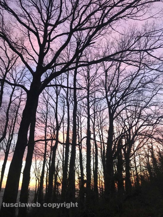 Viterbo - Tramonto da Poggio Nibbio