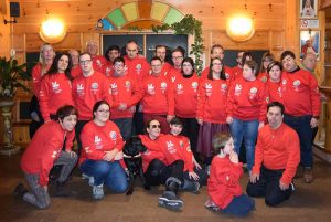 Il gruppo del progetto "Dal cocuzzolo alla montagna"