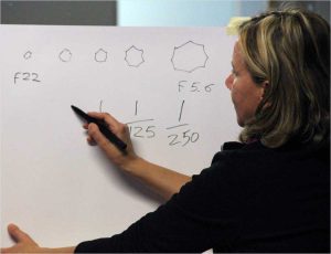 Viterbo - Associazione Click! - Lietta Granato durante una lezione