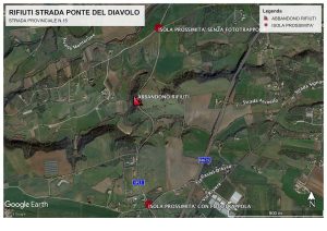 La planimetria della zona