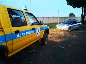 Tarquinia - Volontari Aeopc in azione per alberi caduti e un incendio 