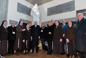 Viterbo - Il presidente della Repubblica Sergio Mattarella in visita a Santa Rosa