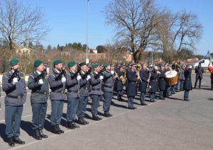 Bassano in Teverina - La cerimonia della guardia di finanza