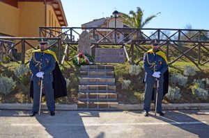 Bassano in Teverina - La cerimonia della guardia di finanza
