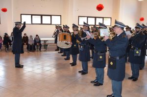 Bassano in Teverina - La cerimonia della guardia di finanza