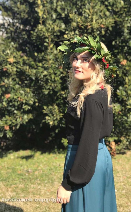 La neo dottoressa Ylenia Darida 