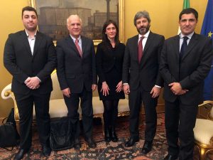 L'associazione nazionale comuni virtuosi con il presidente della Camera Roberto Fico