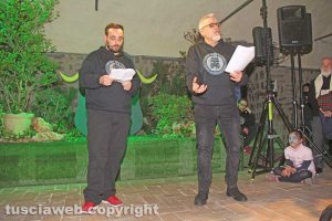 Viterbo - La presentazione della maschera di Tagino - Elia Caprera e Alfonso Antoniozzi 