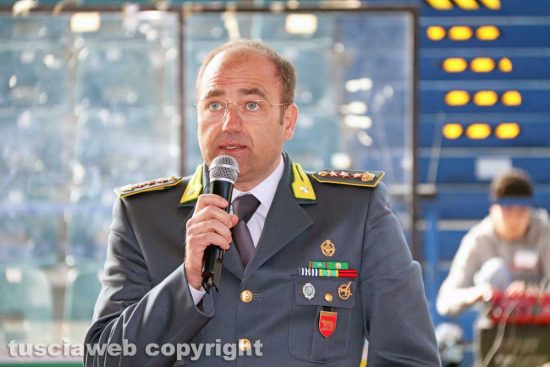 Viterbo - Assemblea liceo Ruffini - Il colonnello Giosuè Colella