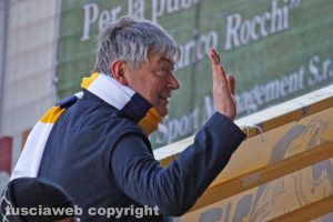 Viterbo - Umberto Fusco allo stadio