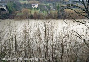 Orte - Il Tevere a rischio esondazione
