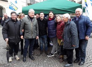 Viterbo - Il gazebo della Lega a piazza delle Erbe