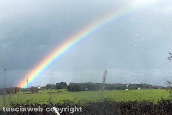 L'arcobaleno a Bassano In Teverina