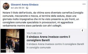 Il post di Giovanni Arena