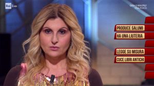Simonetta Coccia alla trasmissione "I soliti ignoti" su Rai1