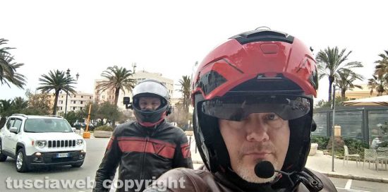 Roberto Zena e il figlio in vacanza in Sicilia