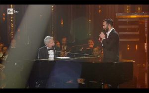 Sanremo 2019 - Claudio Baglioni e Marco Mengoni