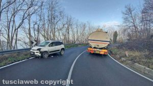Montefiascone - L'incidente sulla Cassia