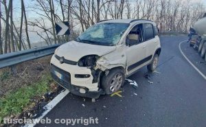 Montefiascone - L'incidente sulla Cassia