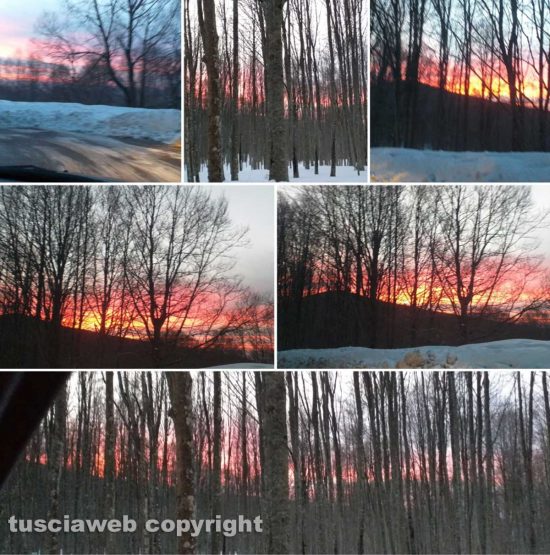 Tramonto al Monte Amiata...