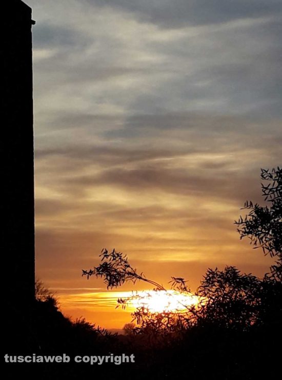 Viterbo - Tramonto dal palazzo papale... 